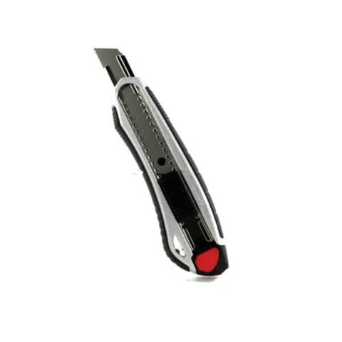 Cutter Westcott Aluminum Alloy larghezza lama 18 mm argento / nero E-84025 00